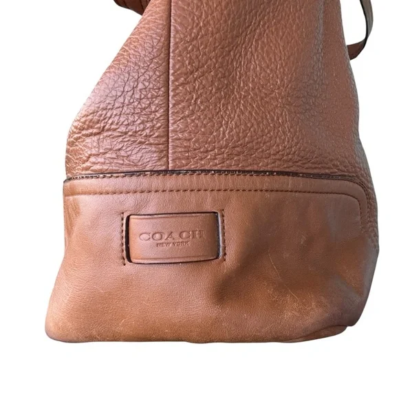 Brown Leather Men's Bag - Picture 7 of 13